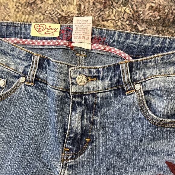 Princy by Jessica Simpson Women’s Jeans Sz 5 Embroidered Floral Bootcut - Picture 5 of 7